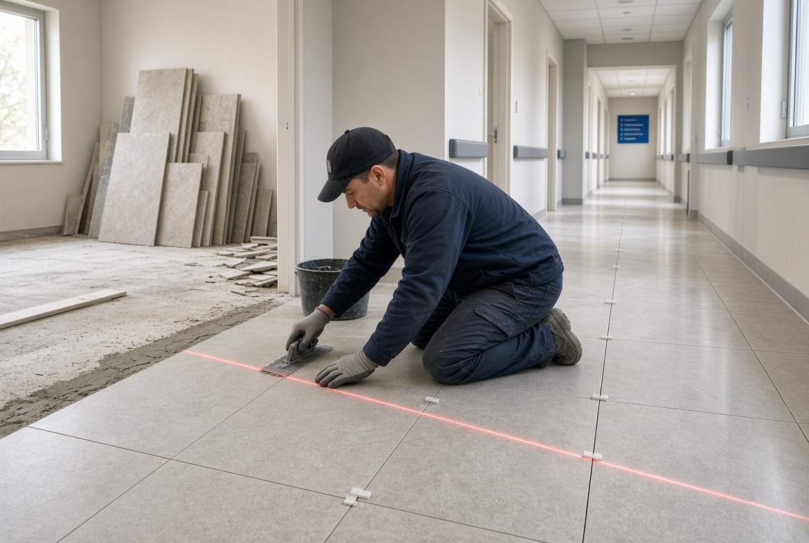 Tile installation